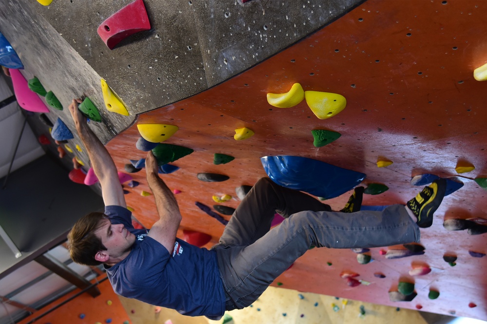 Climbing: a good way to stay grounded
