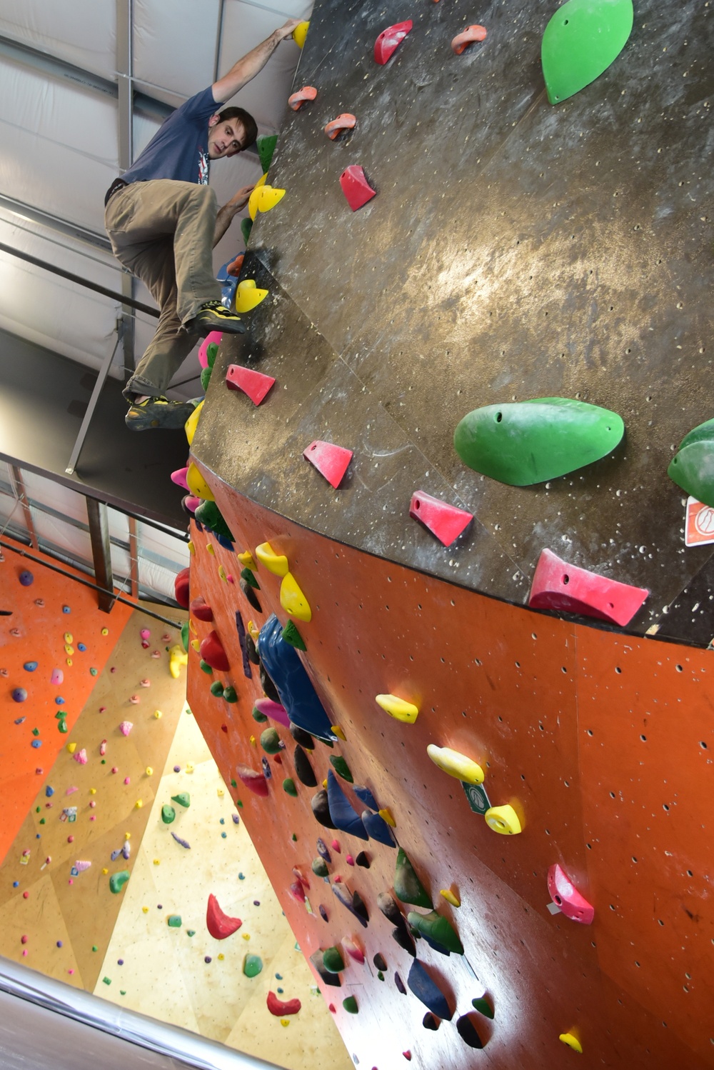 Climbing: a good way to stay grounded