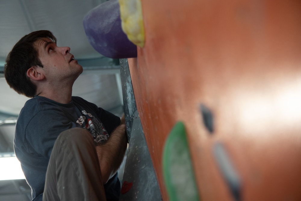 Climbing: a good way to stay grounded