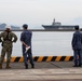 Japanese Ship Izumo arrives at MCAS Iwakuni Harbor