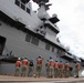 Japanese Ship Izumo arrives at MCAS Iwakuni Harbor