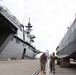 Japanese Ship Izumo arrives at MCAS Iwakuni Harbor