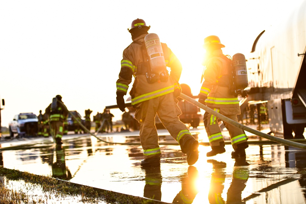 CGOs suit up, learn fire safety with Fire Dawgs