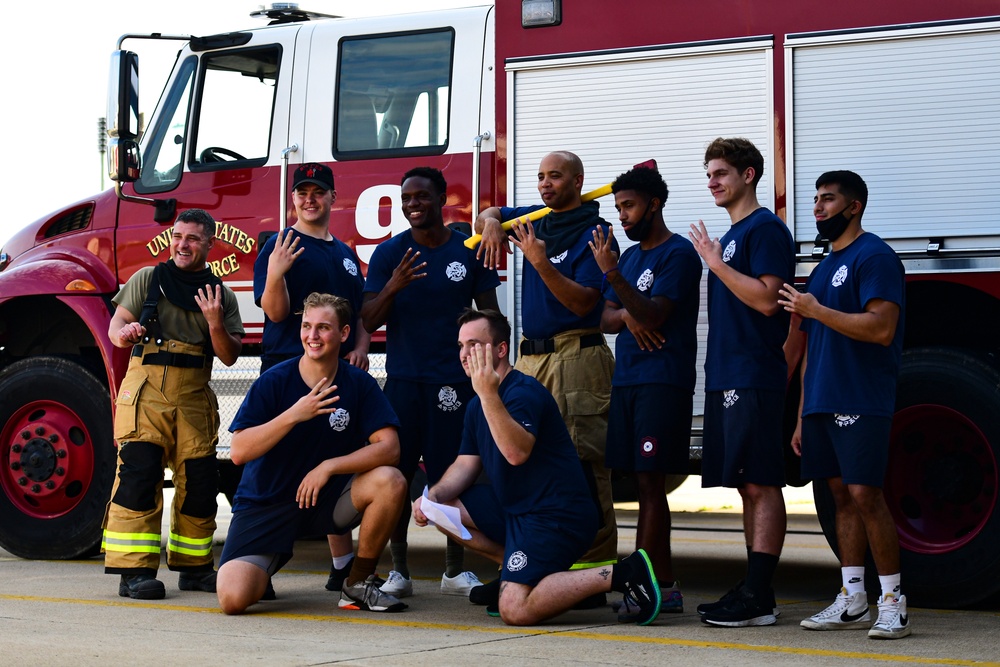 CGOs suit up, learn fire safety with Fire Dawgs