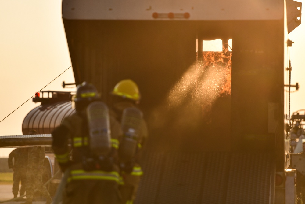 CGOs suit up, learn fire safety with Fire Dawgs