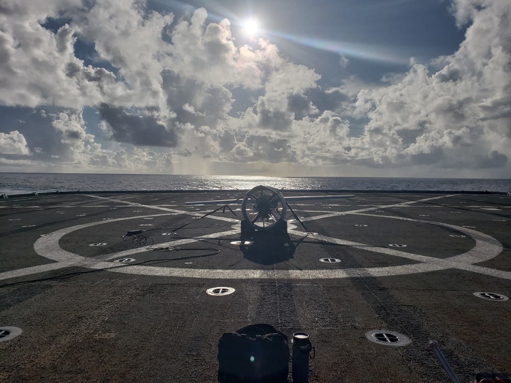 UAS Experimentation aboard USS Germantown