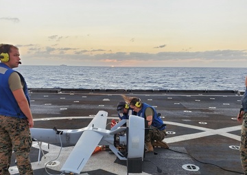 UAS Experimentation aboard USS Germantown