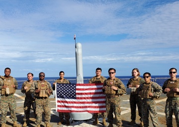 UAS Experimentation aboard USS Germantown