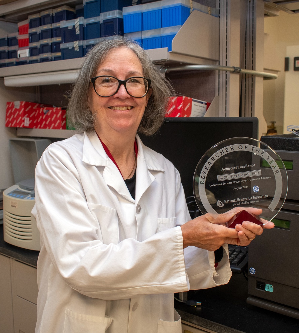Uniformed Services University Scientist Named ‘Researcher of the Year’ for Bleeding Disorders Research