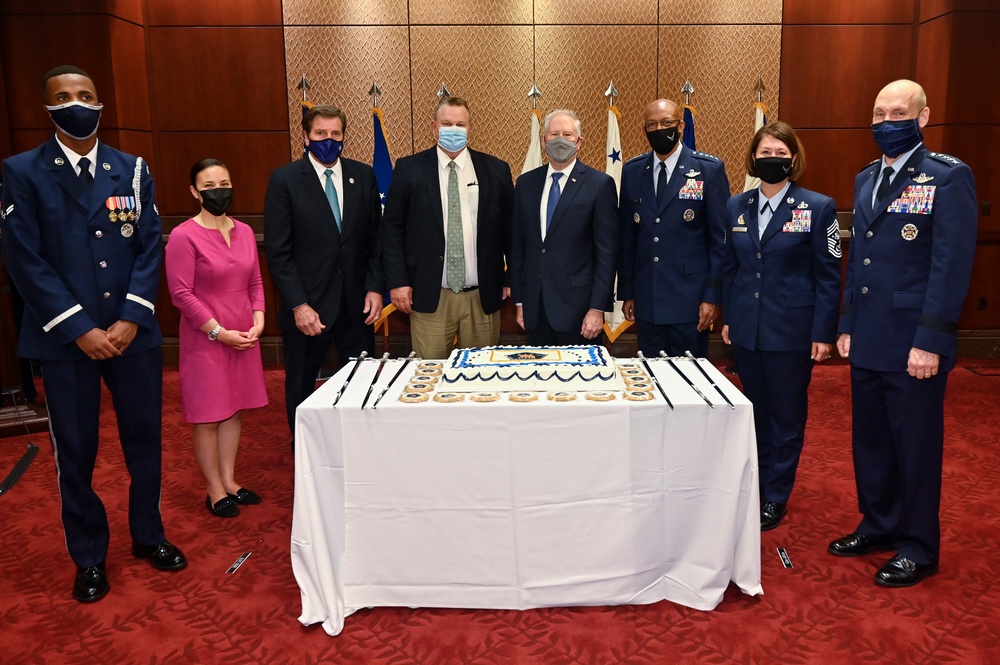 Air Force 74th birthday celebration at U.S. Capitol