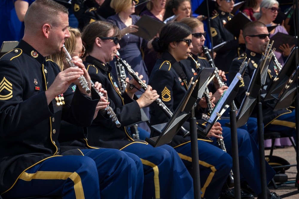 U.S. Army Field Band performs at Empty Sky Memorial Remembrance Ceremony