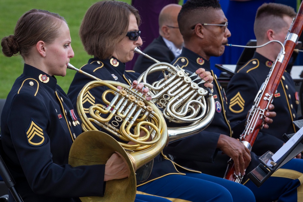 U.S. Army Field Band performs at Empty Sky Memorial Remembrance Ceremony