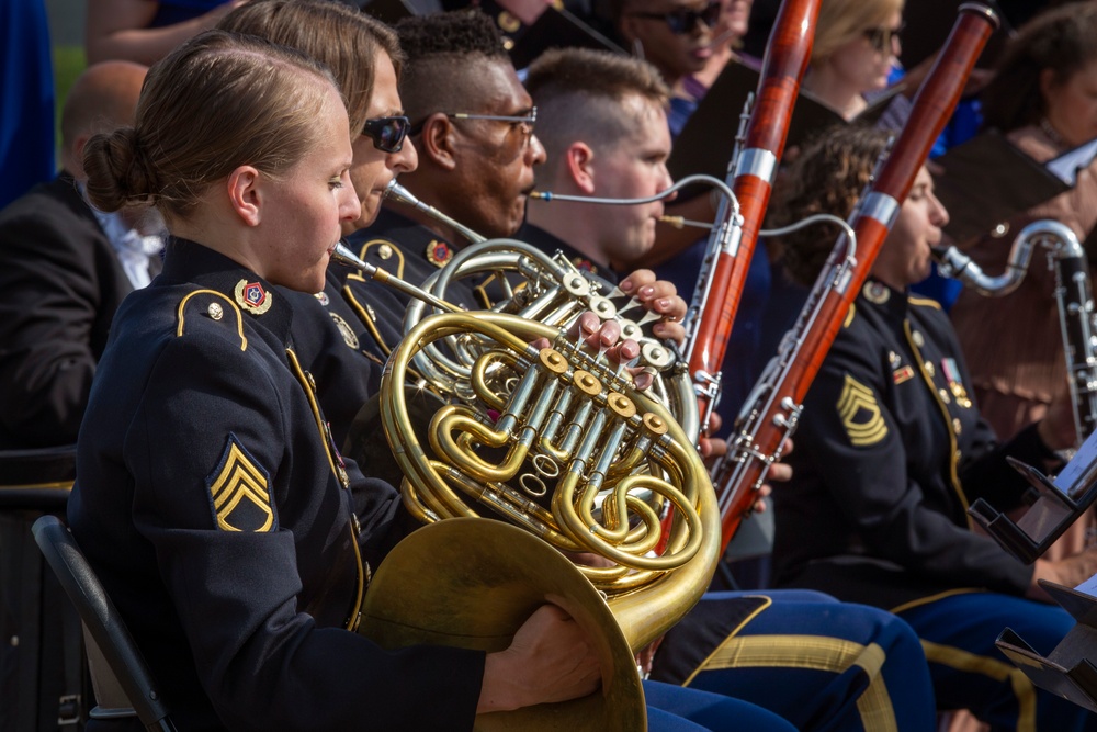 U.S. Army Field Band performs at Empty Sky Memorial Remembrance Ceremony