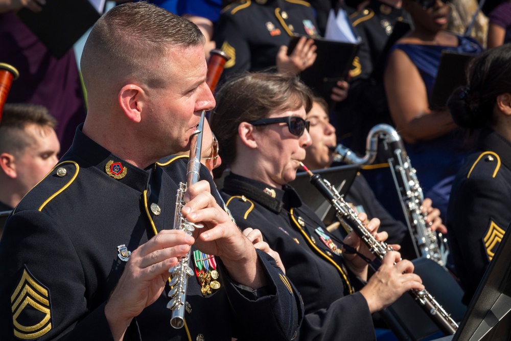 U.S. Army Field Band performs at Empty Sky Memorial Remembrance Ceremony