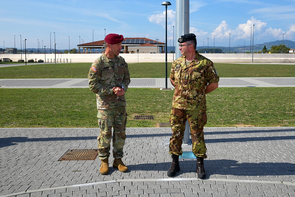 Award ceremony in Caserma Del Din in Vicenza, Italy