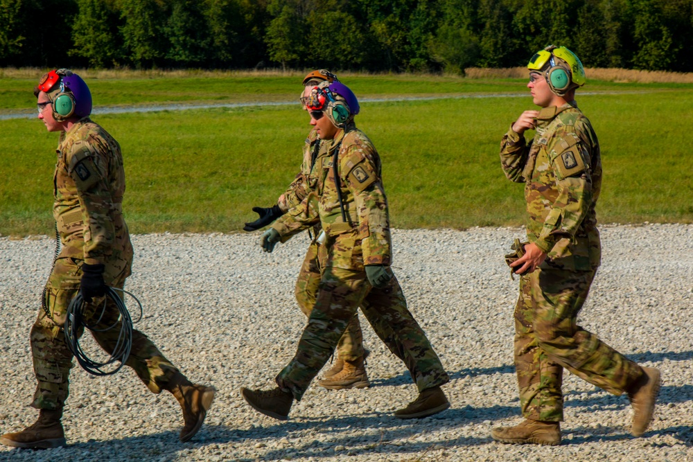 12th CAB Conducts a Live-Fire Exercise for a New Rocket System