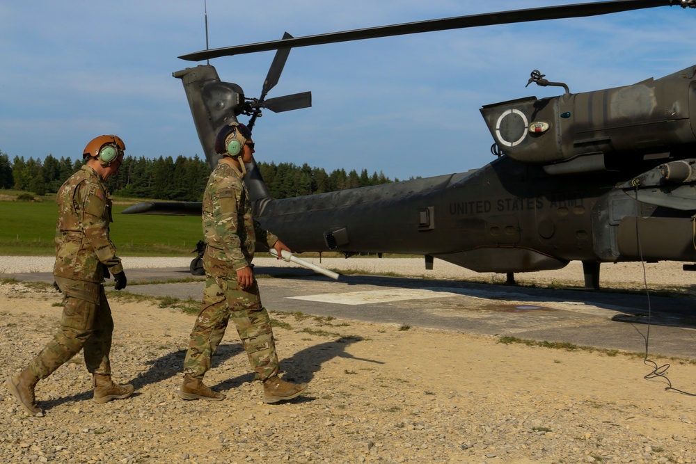 12th CAB Conducts a Live-Fire Exercise for a New Rocket System