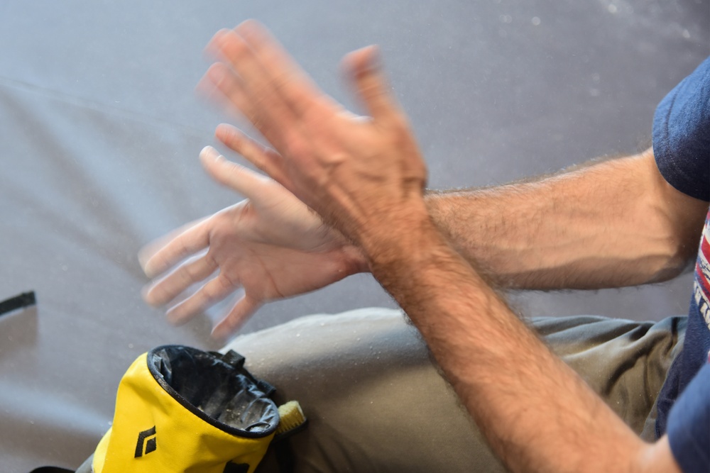Climbing: a good way to stay grounded