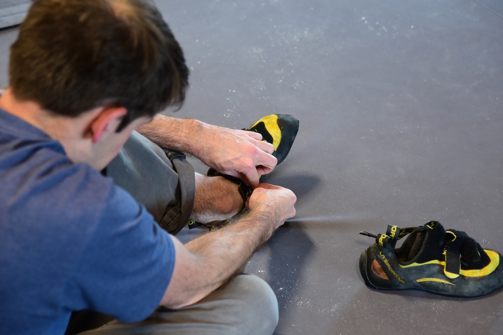 Climbing: a good way to stay grounded