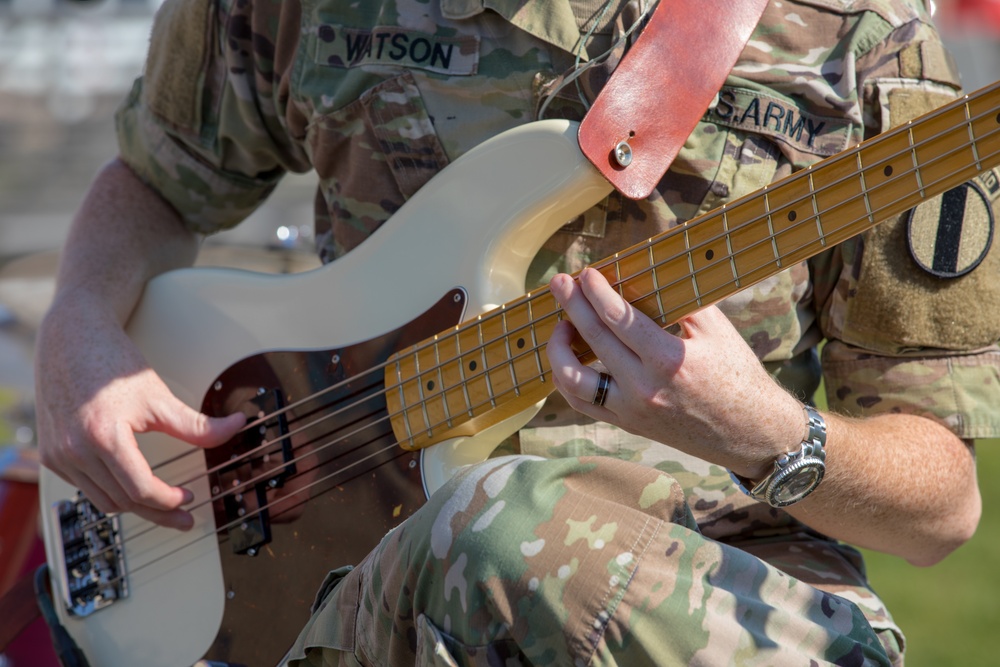 TRADOC Band Performs For Afghan Personnel