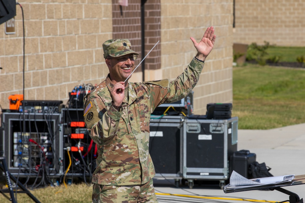 TRADOC Band Performs For Afghan Personnel