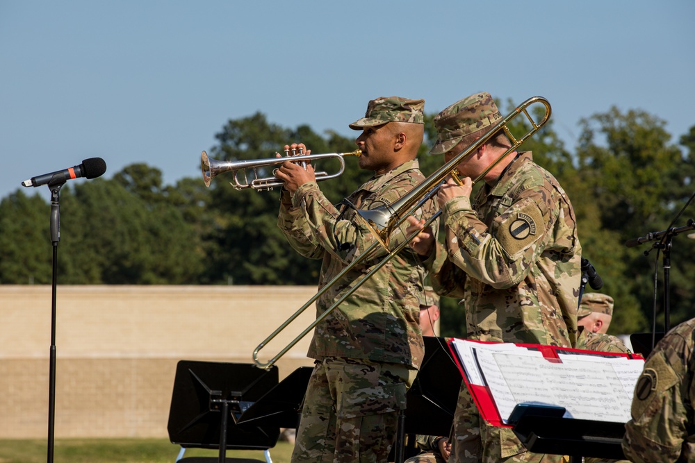 TRADOC Band Performs For Afghan Personnel