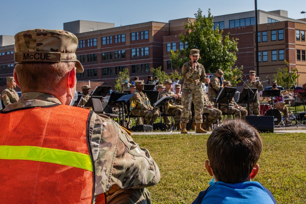 TRADOC Band Performs for Afghan Personnel