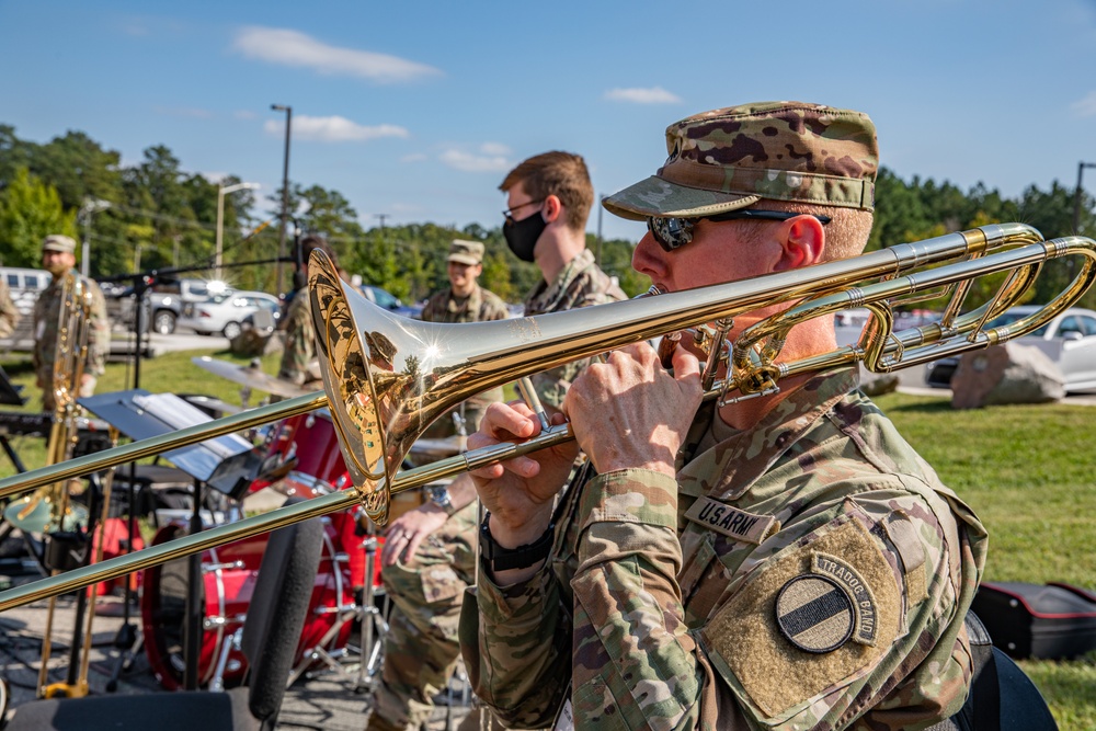 TRADOC Band Performs for Afghan Personnel