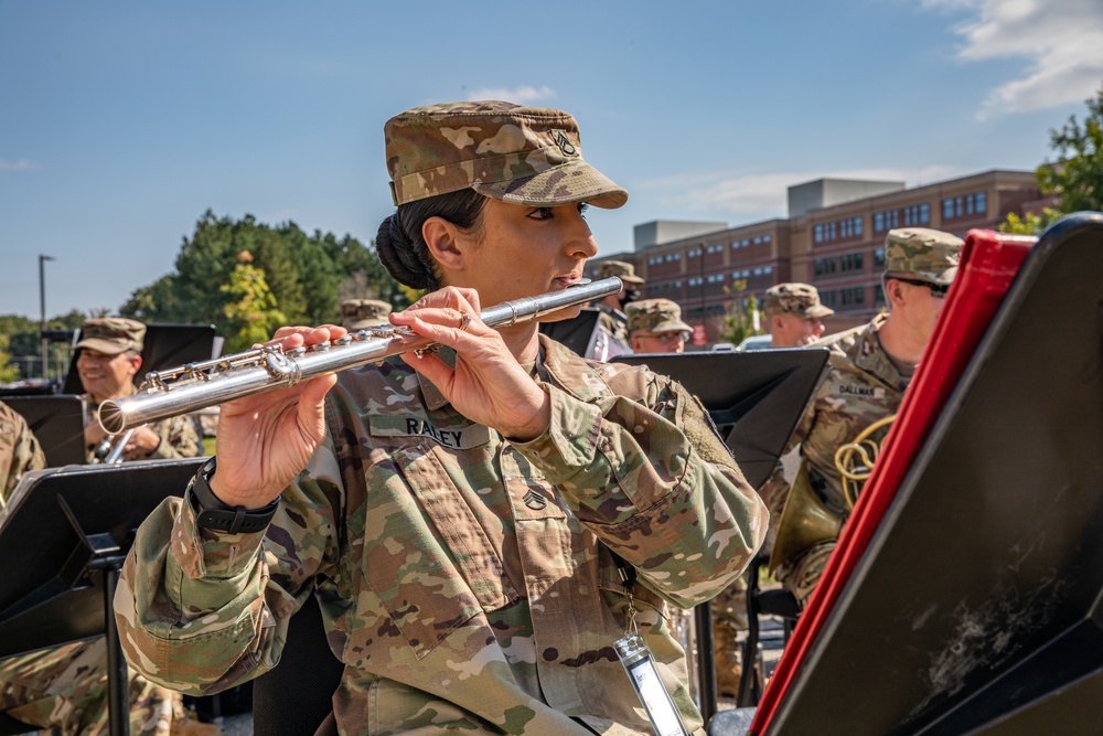 TRADOC Band Performs for Afghan Personnel