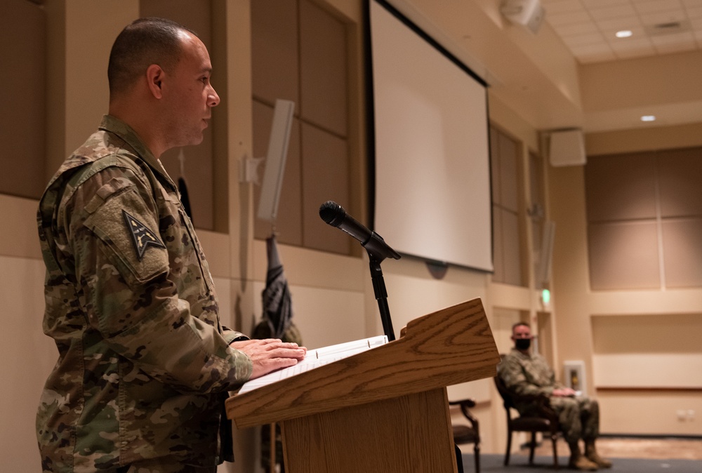 Hall assumes command of the 11th Space Warning Squadron