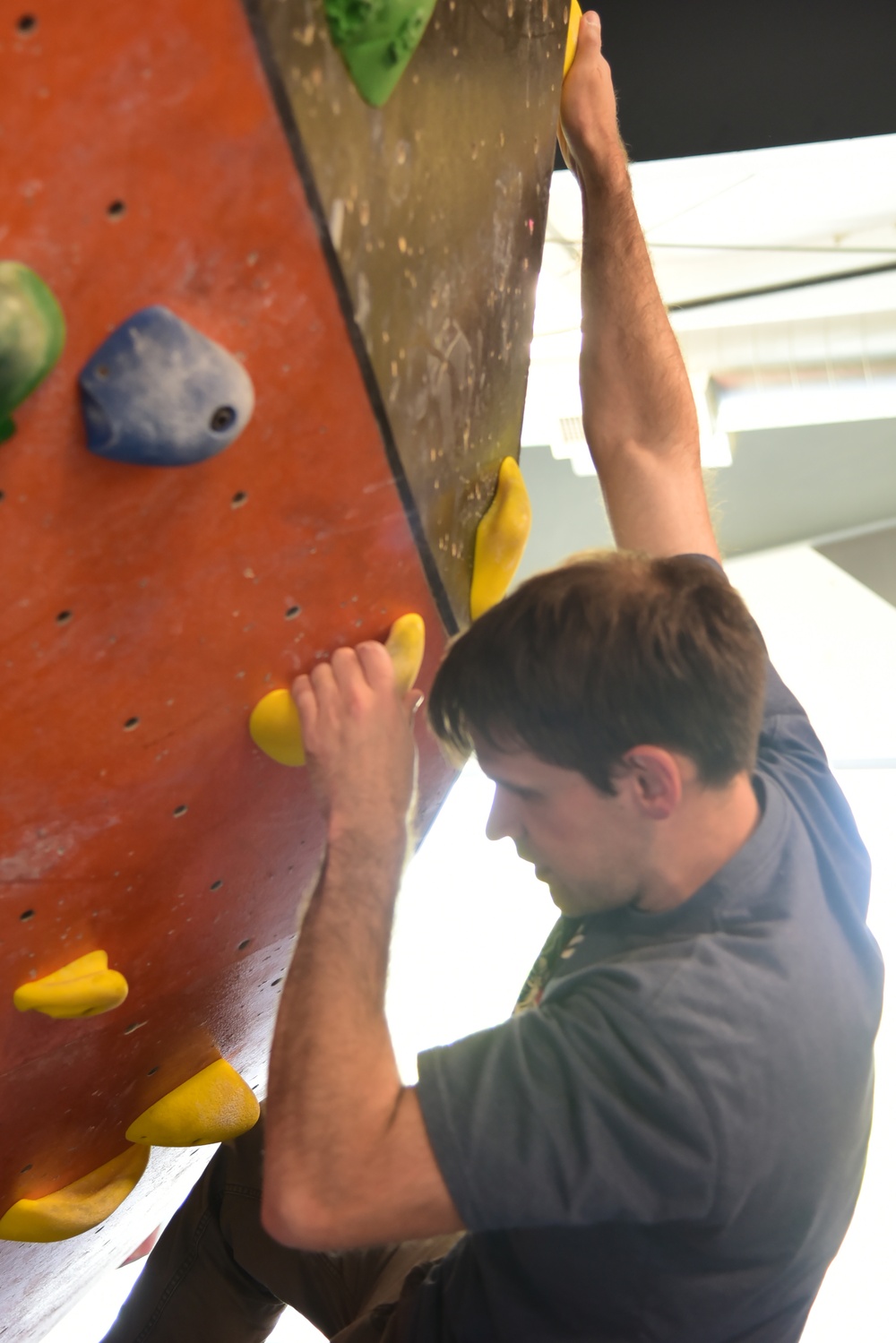 Climbing: a good way to stay grounded