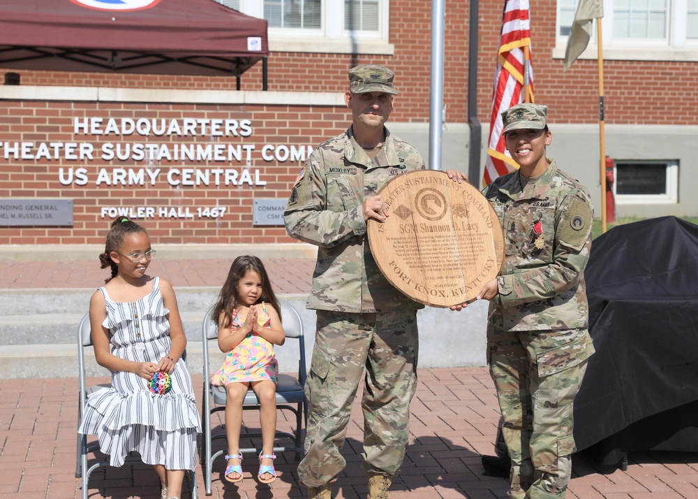 SGM Shannon Lacy Award and Farewell Ceremony