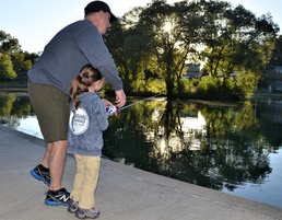 ACS Fatherhood program hooks dads, kids for fishing fun