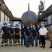 Firefighters Tour Submarine