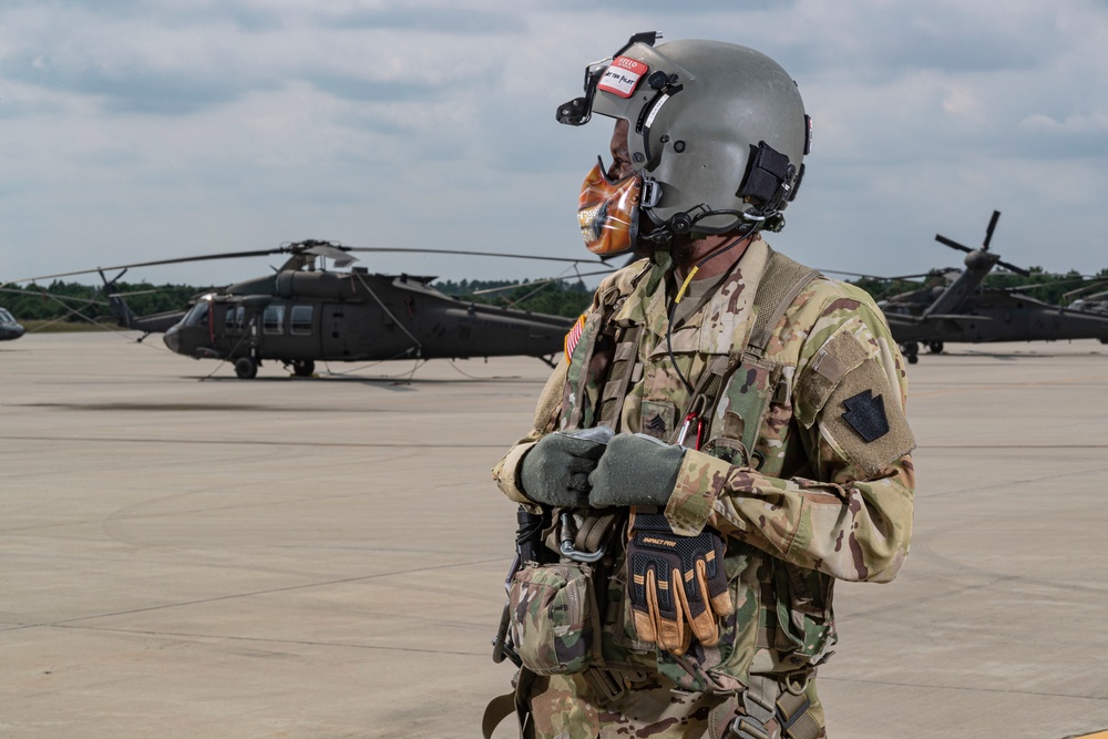 Black Hawk Crew Chief Portrait