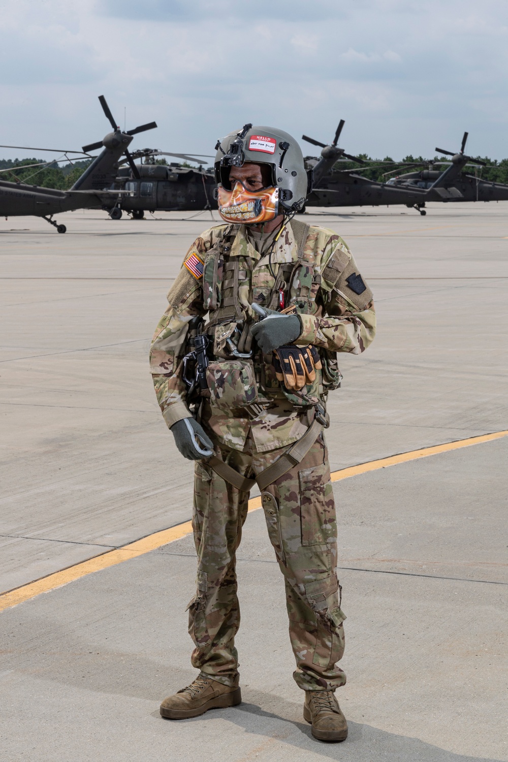 Black Hawk Crew Chief Portrait