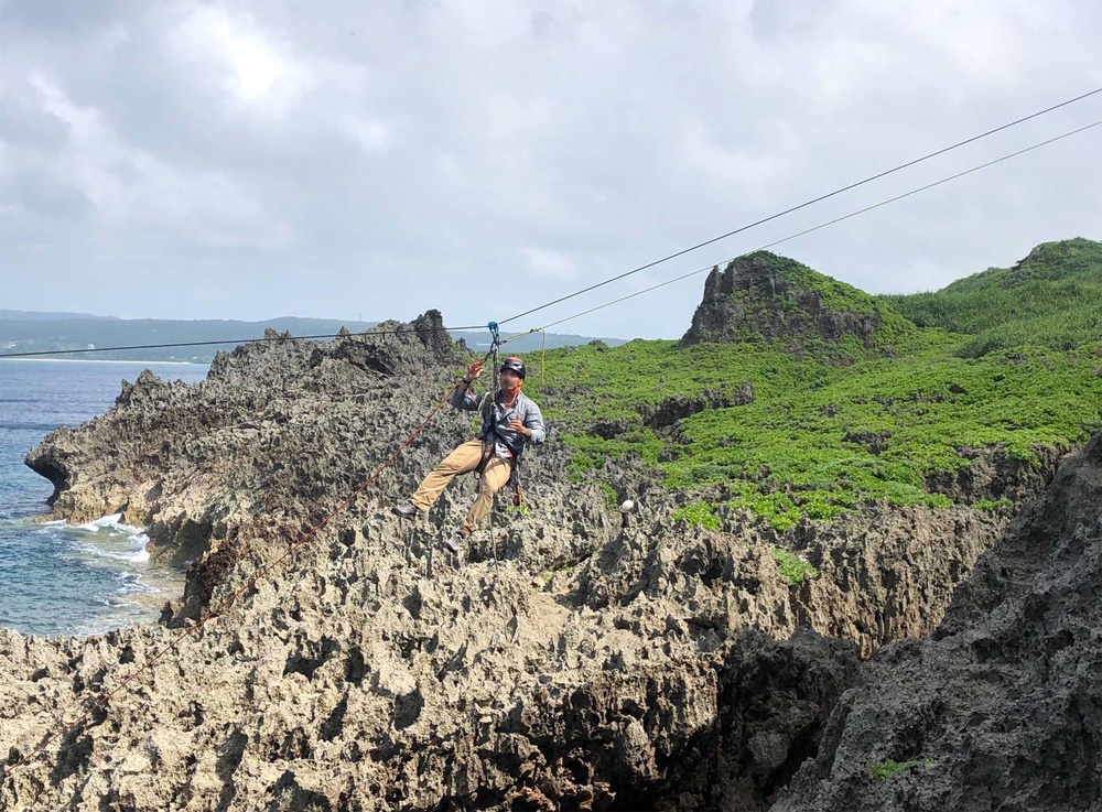 1st SFG (A) Green Berets hone mountaineering skills in Okinawa