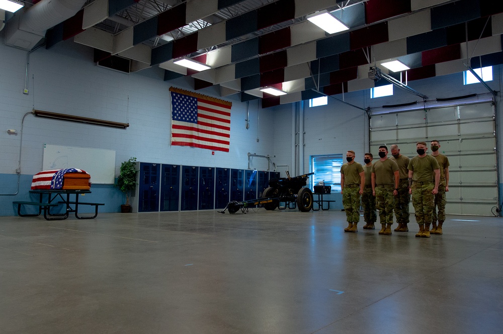 Honor Guard training