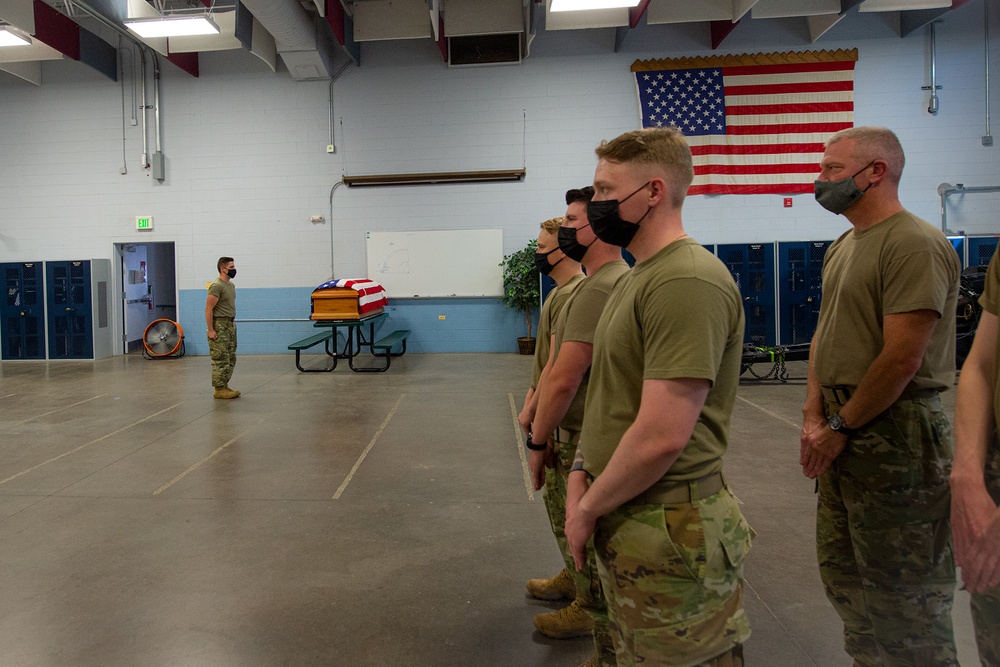 Honor Guard training