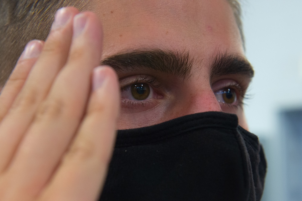 Honor Guard training