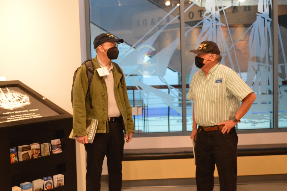 Naval museum volunteers in action