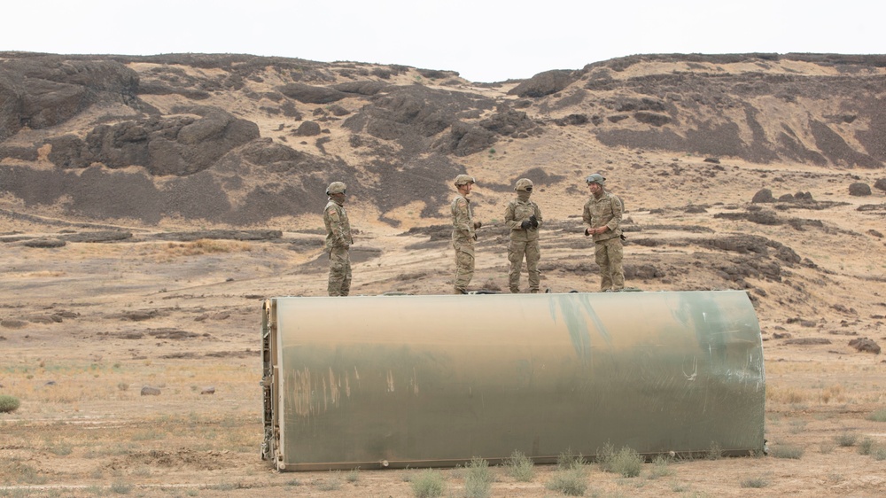 Four-Soldier Team Execute Sling Load Operations