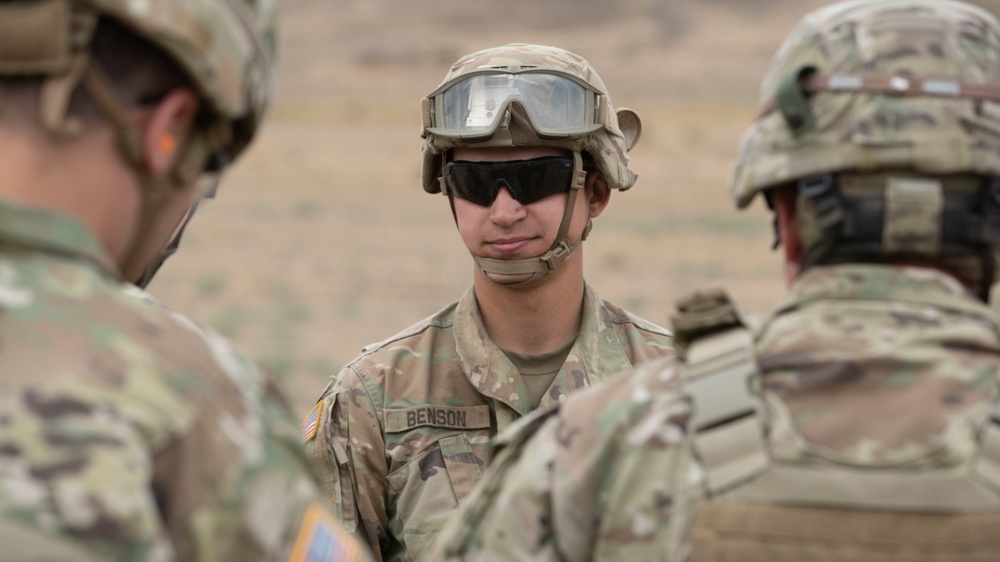 Four-Soldier Team Execute Sling Load Operations