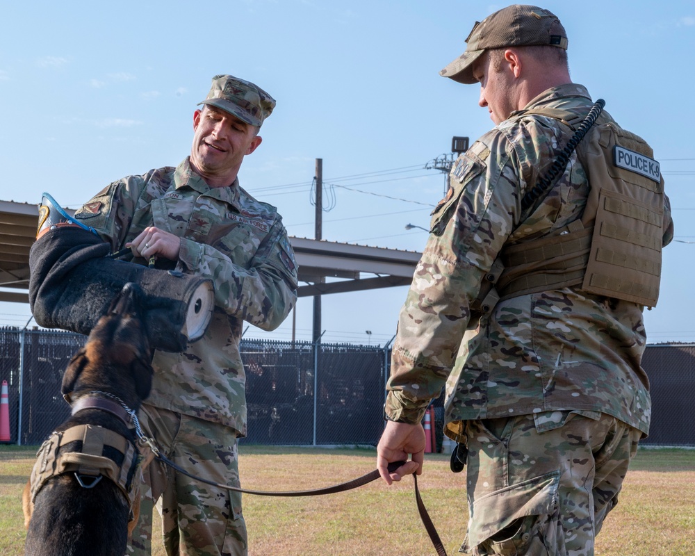 47th FTW Leaders meet Security Forces