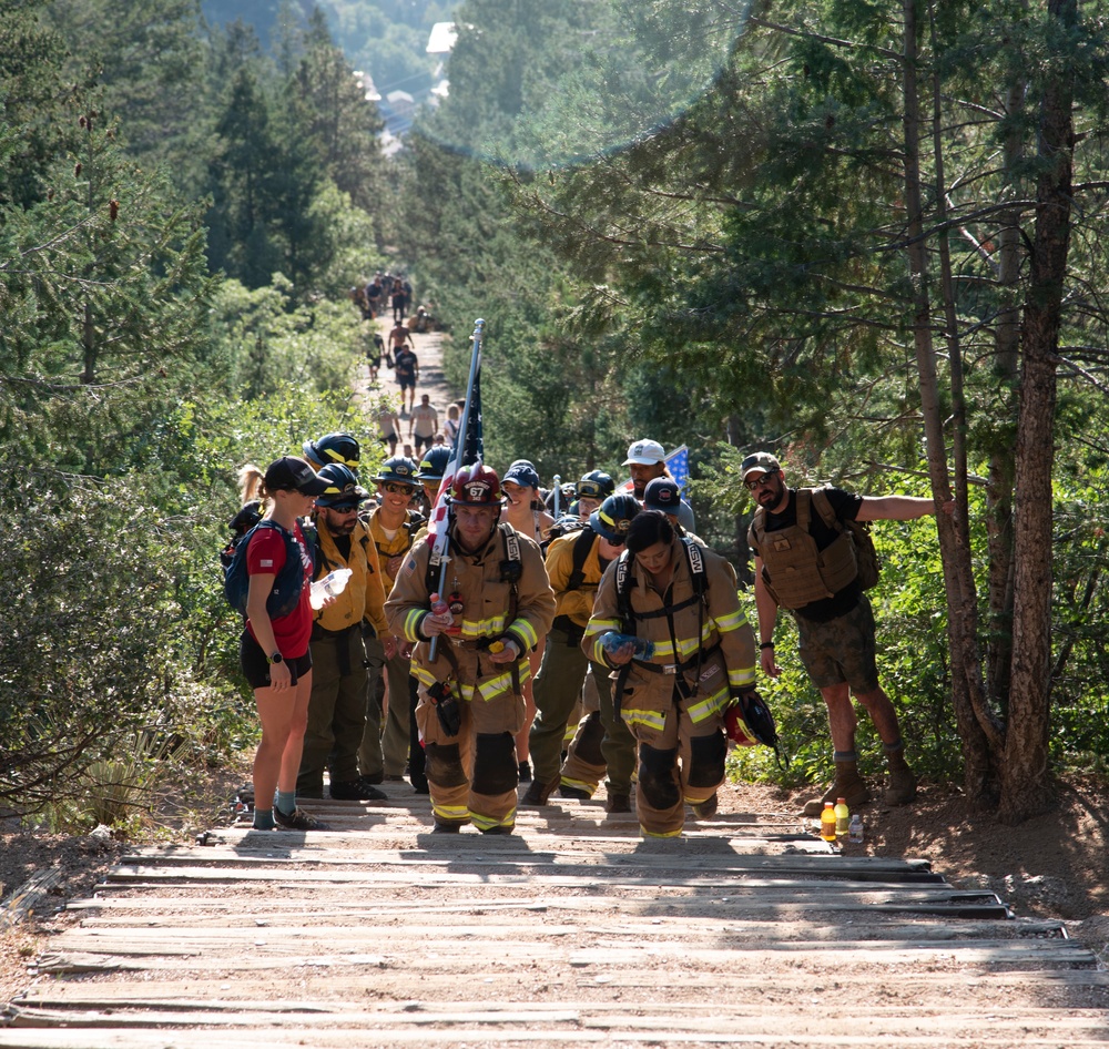 Firefighters climb in honor of the fallen on 9/11
