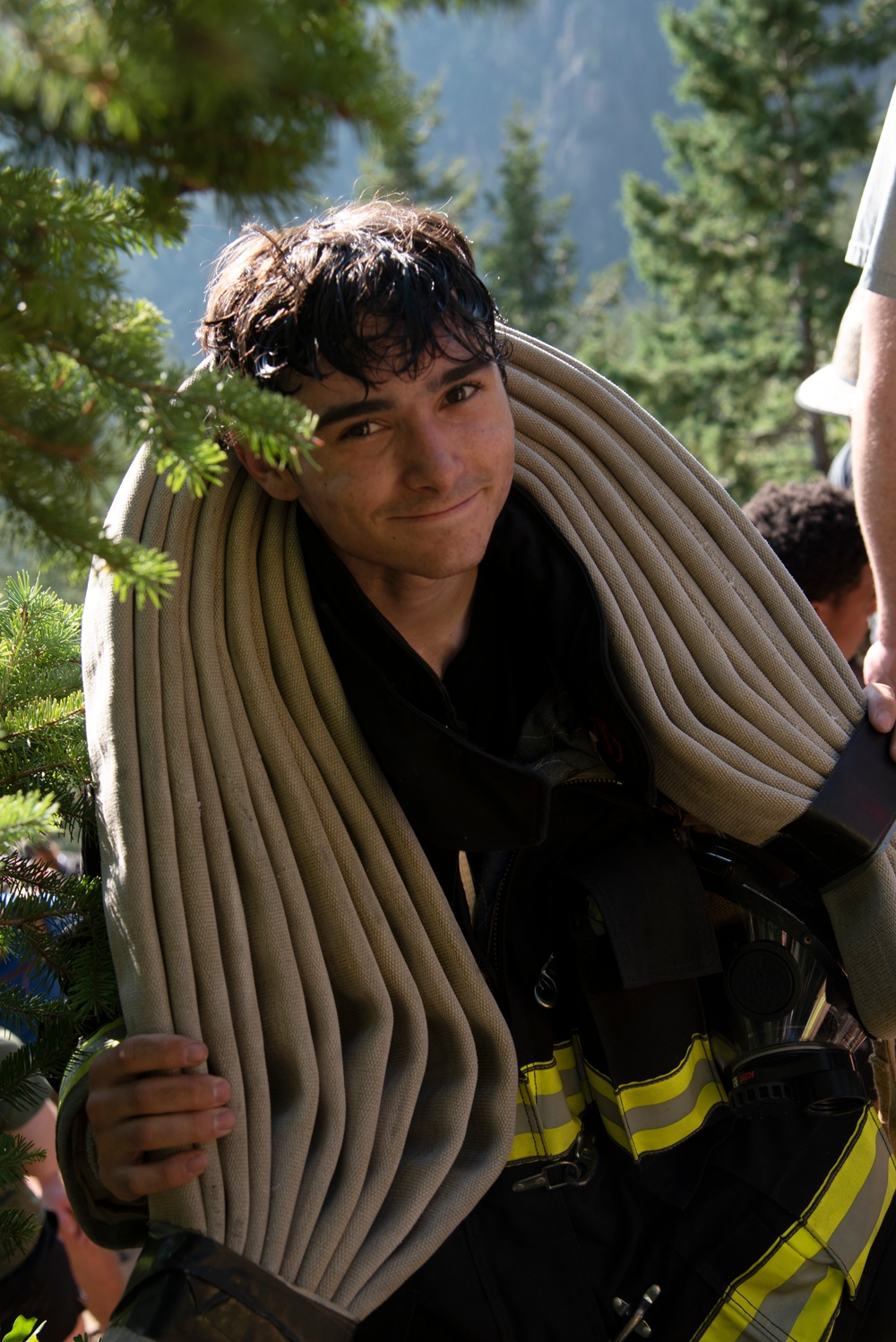Firefighters climb in honor of the fallen on 9/11