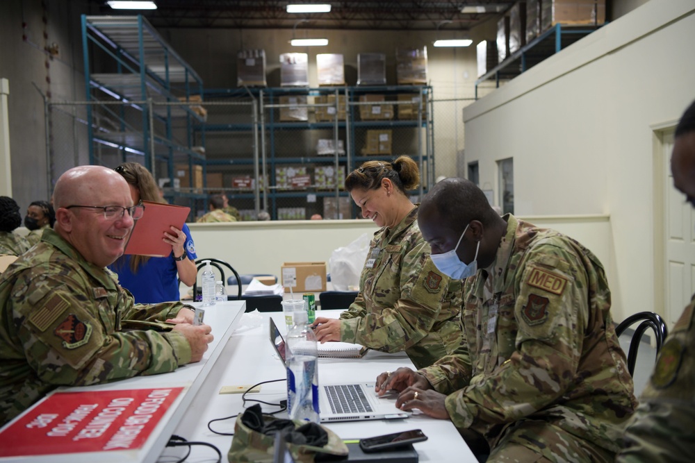 908th Airlift Wing deployment line