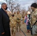 Secretary of Defense visits National Guard Soldiers