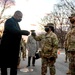 Secretary of Defense visits National Guard Soldiers
