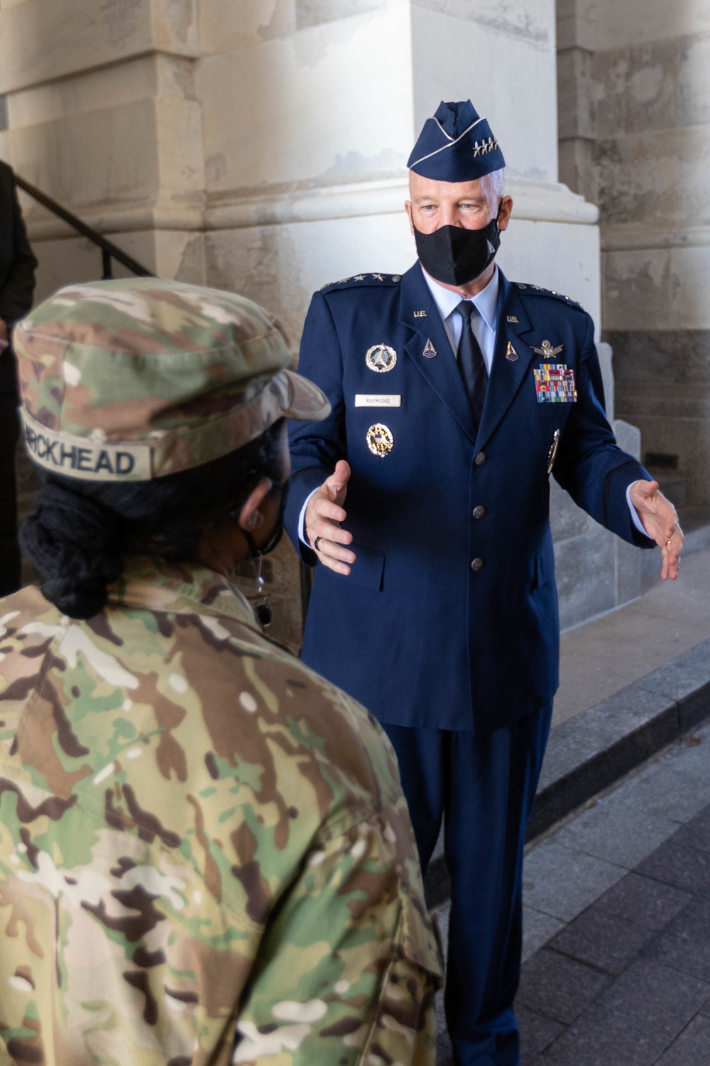 General of Space Force meets with National Guard members